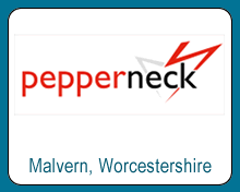 PepperNeck media and marketing manufacturers, Malvern, Worcestershire