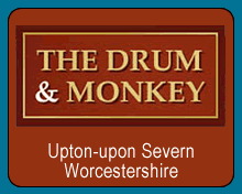 The Drum and Monkey, country pub and restaurant, Upton-upon Severn, Worcestershire